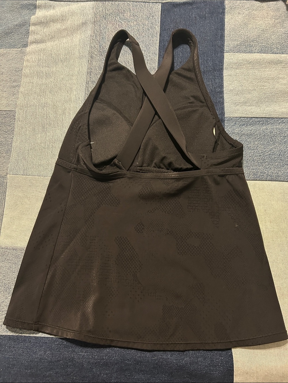 Nike Black Performance Racerback Tank - Picture 2 of 3